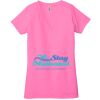 Ladies' Jersey Short-Sleeve Deep V-Neck T-Shirt Thumbnail