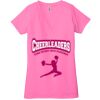 Ladies' Jersey Short-Sleeve Deep V-Neck T-Shirt Thumbnail