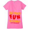 Ladies' Jersey Short-Sleeve Deep V-Neck T-Shirt Thumbnail