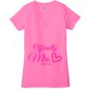 Ladies' Jersey Short-Sleeve Deep V-Neck T-Shirt Thumbnail