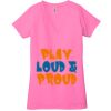 Ladies' Jersey Short-Sleeve Deep V-Neck T-Shirt Thumbnail