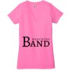 Ladies' Jersey Short-Sleeve Deep V-Neck T-Shirt Thumbnail