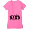 Ladies' Jersey Short-Sleeve Deep V-Neck T-Shirt Thumbnail