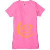 Ladies' Jersey Short-Sleeve Deep V-Neck T-Shirt Thumbnail