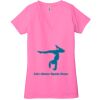 Ladies' Jersey Short-Sleeve Deep V-Neck T-Shirt Thumbnail