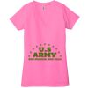 Ladies' Jersey Short-Sleeve Deep V-Neck T-Shirt Thumbnail