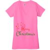 Ladies' Jersey Short-Sleeve Deep V-Neck T-Shirt Thumbnail